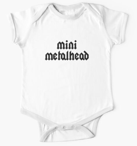 Mini kamizelka dziecięca Metalhead | Rock Baby Gift | Muzyka Prezent dla dziecka | Metal - Zdjęcie 1 z 3