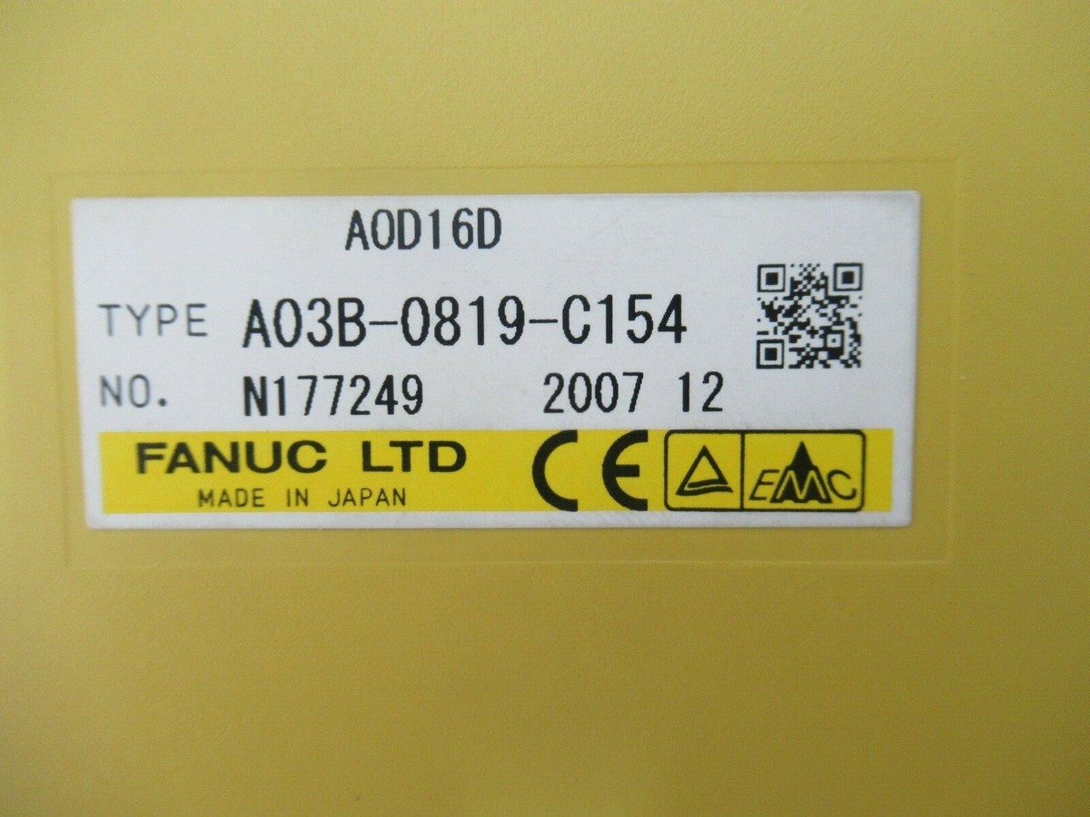 Fanuc A0D16D Module Output 12/24 VDC 0.5A Fanuc A03B-0819 Fanuc A0D16D Module Output 12/24 VDC 0.5A Fanuc A03B-0819