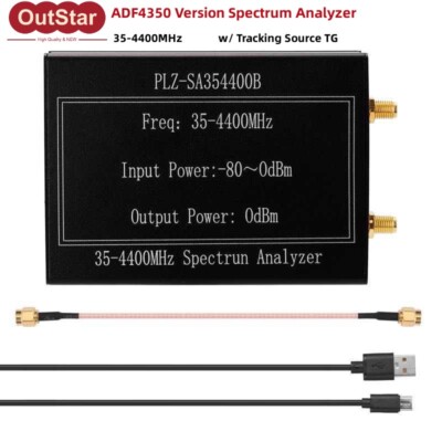 ADF4350 35-4400MHz Spectrum Analyzer Scalar Network Analyzer Signal Source