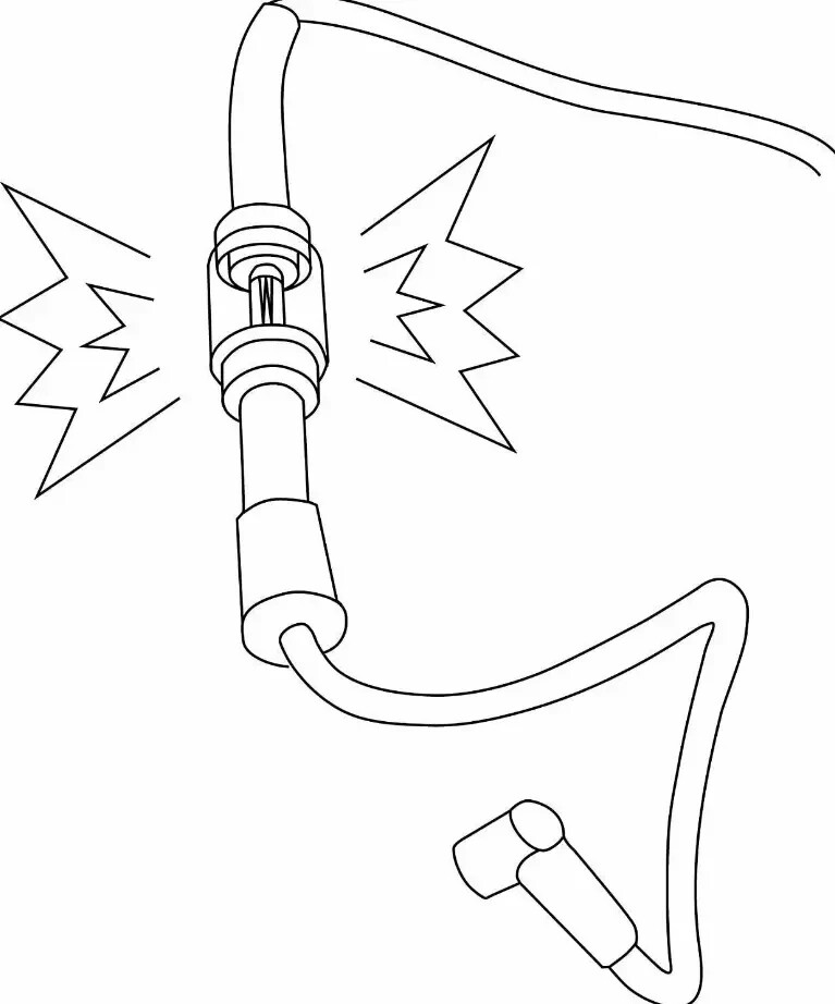 Inline Spark Plug Tester Tool for Automotive Small Engine Coil Wire Lawn Mower