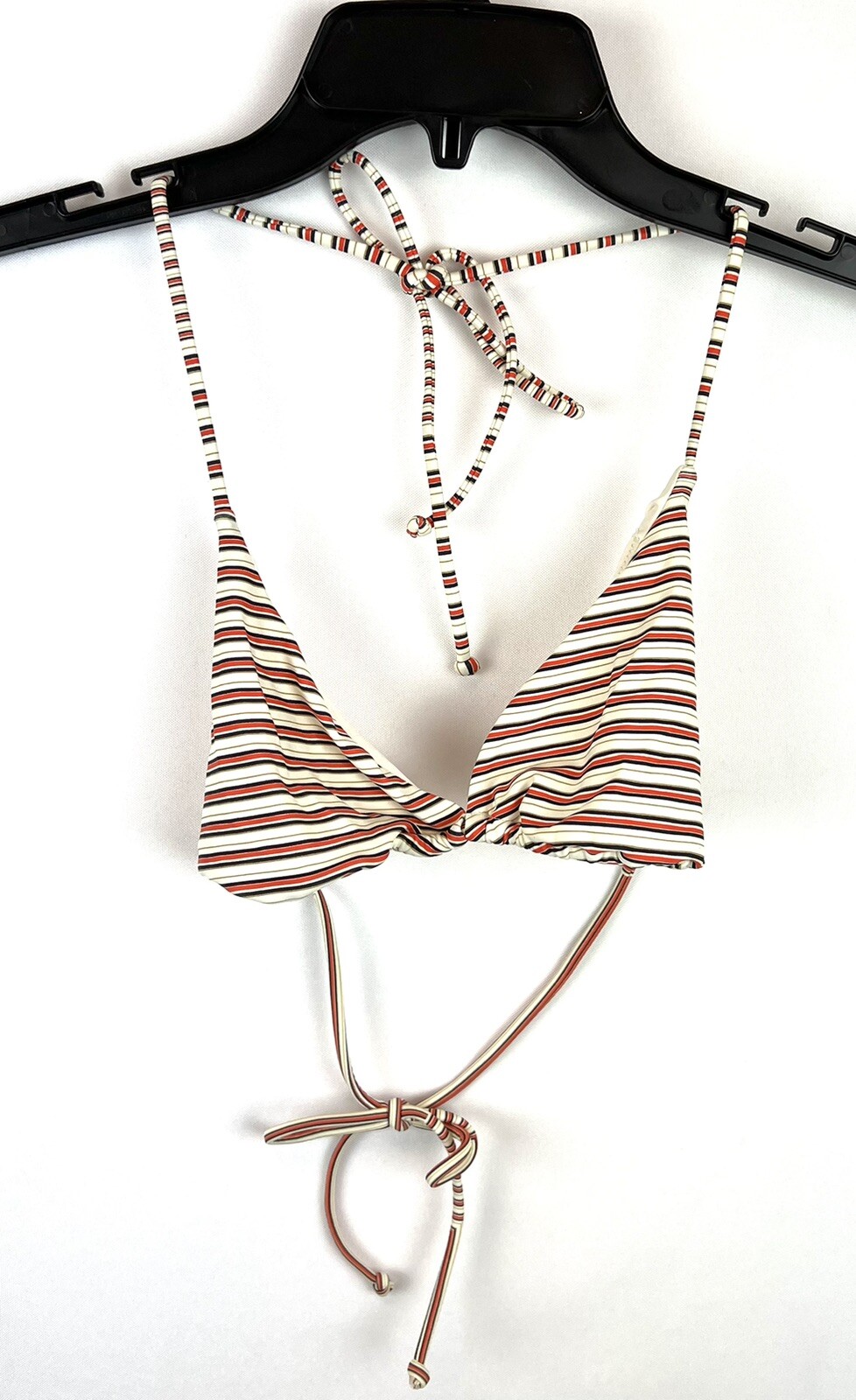 ONeill Women’s Striped String Multicolored Bikini Top Size S