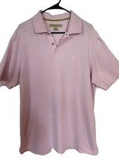 TOMMY BAHAMA Pink Short Sleeve Polo Shirt - Men's Size Large