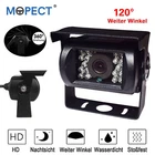 MOPECT Car Vehicle Rear View Camera 12V 24V Colour Night Vision 18 IR LED 10M Truck IP67