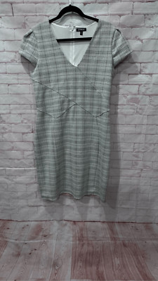 Express short sleeve v neck dress size large office work