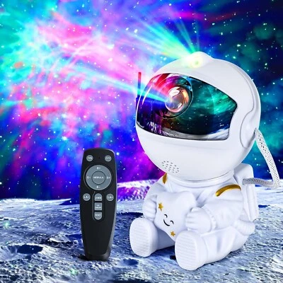 Sternenhimmel Projektor Astronaut Lampe Galaxie Nachtlicht Licht Weiß B371 - Bild 1 von 4
