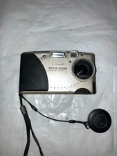 KODAK DC215 ZOOM SILVER BLACK CAMERA WORKS DIGITAL DC 215 VINTAGE