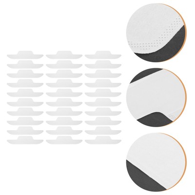  30 Pcs Kragenaufkleber Einweg-Kragenschutzpolster Kragen-Sweat-Futter