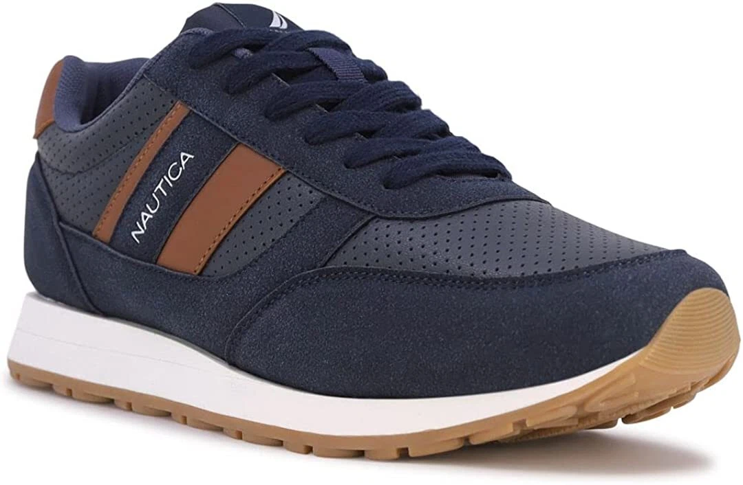 Nautica Men s Casual Lace Up Fashion Sneakers Oxford Comfortable Walking Shoe