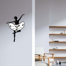 Orologio da parete ballerina, regalo, decorazione per la casa, studio di
