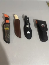 Lot Of 4 Hunting Camping Knives