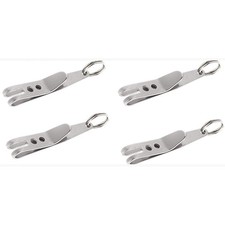 Outdoor  Clip Flashlight Clip Small Mountaineering Hook Stainless Steel 6306