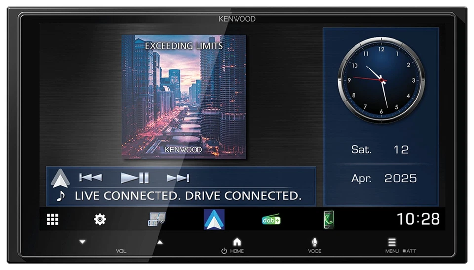 Kenwood Bluetooth 2DIN USB DAB Lenkrad Autoradio für Mazda 6 08-10 aktiv Klavier - Bild 2 von 4