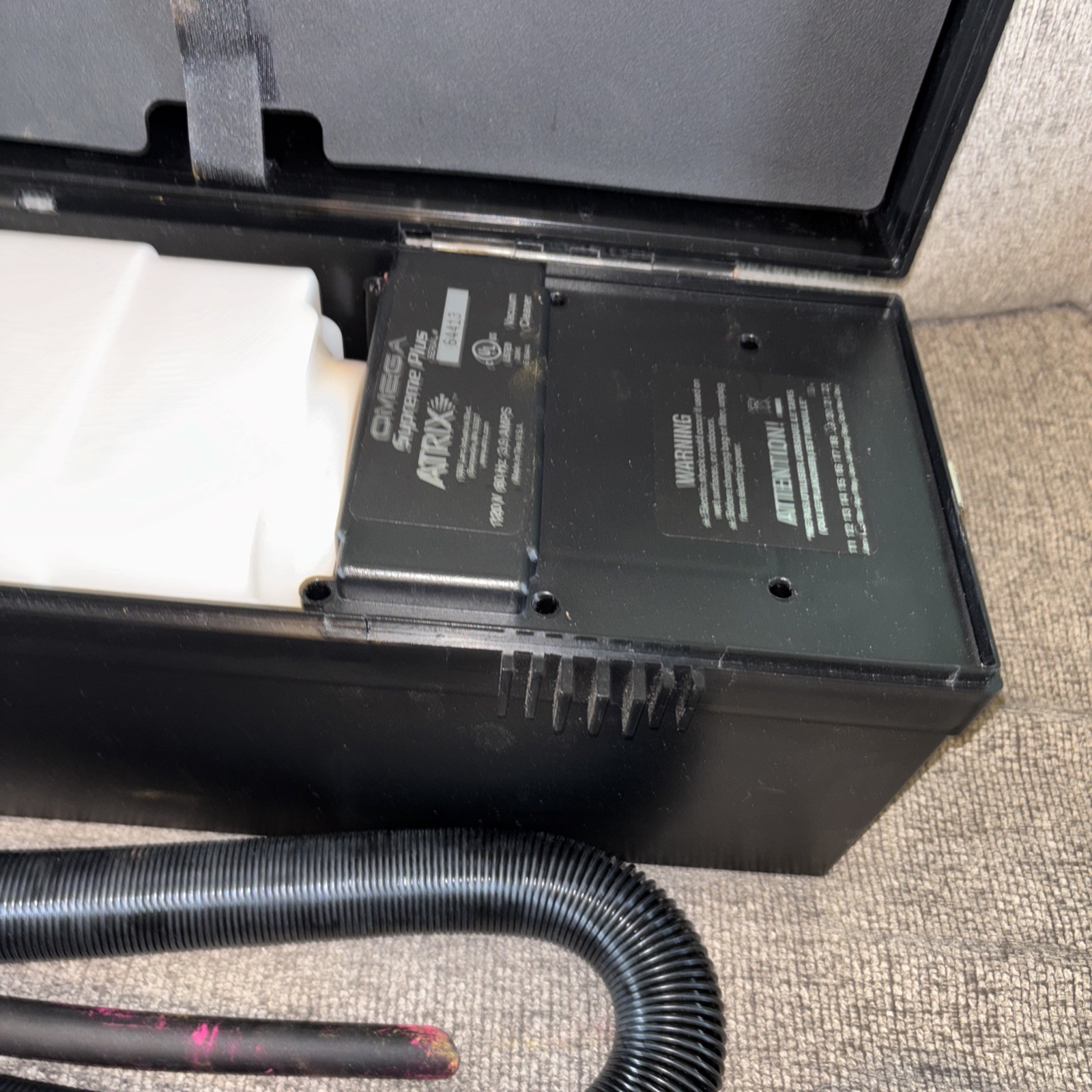 Atrix Omega Supreme Plus 110V Commercial Professional Handheld Vacuum Detailing