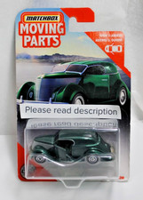 Bad Card - Matchbox Moving Parts 1936 36 Ford Sedan Custom Green