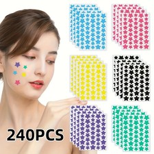 240/720 Count Star Cute Pimple Patches Spot Hydrocolloid Acne Colorful Shiny