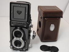 Beautiful Rolleiflex T Gray TLR Film Camera 75mm 3.5