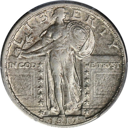 1917-S Standing Liberty Quarter — photo from another recent sale