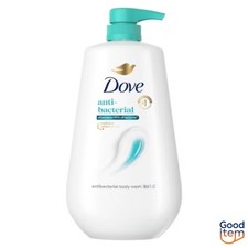 Dove Beauty Antibacterial Body Wash Pump 24hr Lotion-Soft Skin - 30.6 fl oz