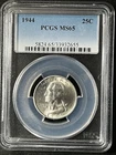 1944  25C Washington Quarter Dollar PCGS MS65  33932655