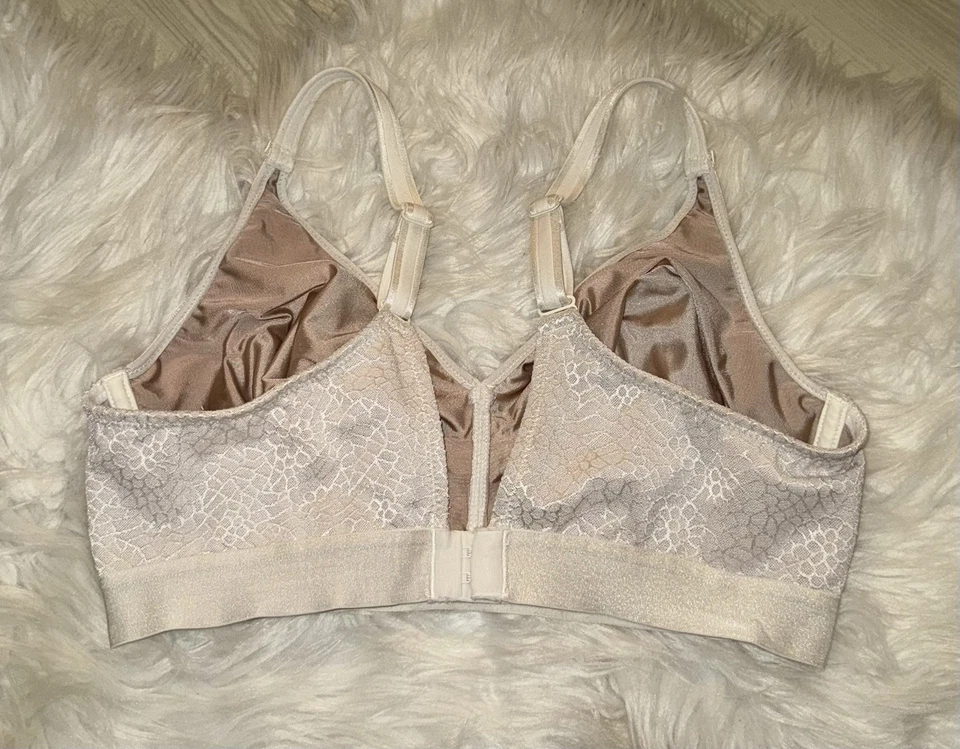 Бюстгальтер-минимайзер Chantelle C18920 Magnifique без подкладки WF кружевной женский 34DD цвет слоновой кости - Изображение 4 из 4