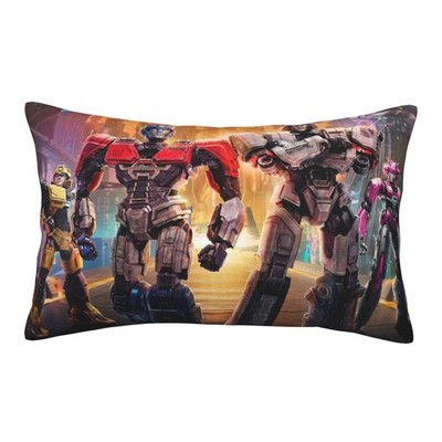Transformers Kids Cartoon Pillowcase for Hair Skin Pillow Case With Zipper Gift