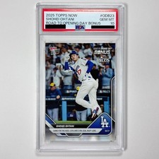 Shohei Ohtani PSA10 2025 Topps Now Baseball Card Los Angeles Dodgers MLB