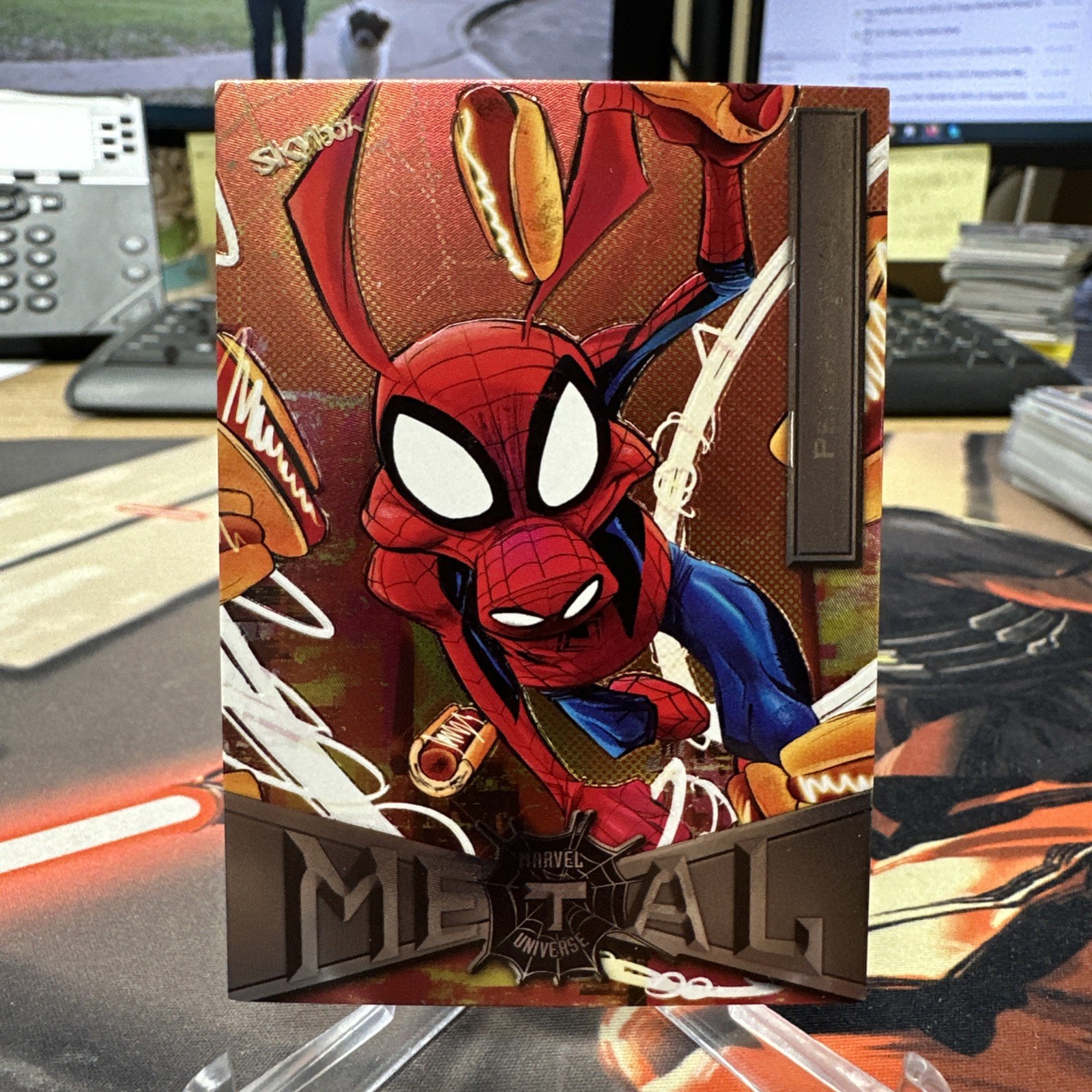 2021 Marvel Metal Universe Spider-Man Peter Porker #65 Light FX Gold