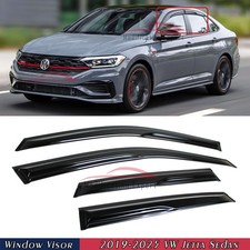 For 2019-2025 Vw Jetta Sedan Mugen Style Window Visors Rain Guards Deflectors