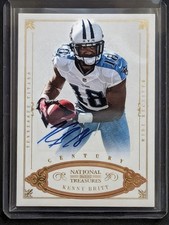 2012 Panini National Treasures Kenny Britt Century 1st #1/49 Rare Auto Card N/MT