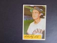 DICK COLE PITTSBURGH PIRATES 1954 BOWMAN 