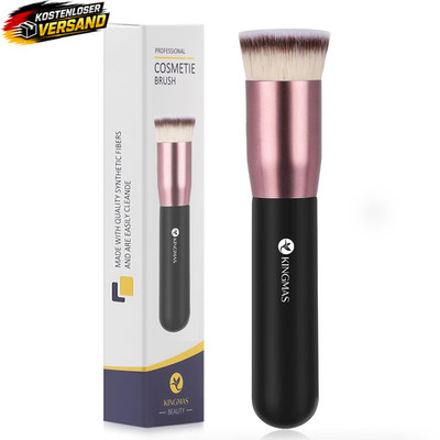 Foundation Pinsel Kabuki flach für Flüssig, Creme, Puder, Rouge Gesichts-Make-up