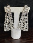 FANTASY OF JEWELS Clip/screw Back Rhinestone Earrings Large — photo 1