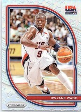2020-21 Panini Prizm #9 Dwyane Wade USA Basketball Prizms Silver