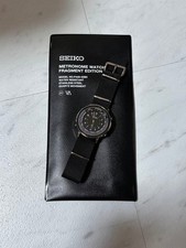 Seiko Metronome Watch Fragment Edition PA50-00B0 Quartz Fabric Strap