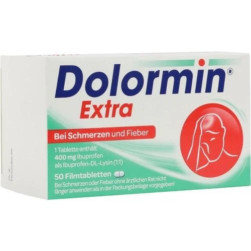 JOHNSON & JOHNSON GMBH (OTC) 3x DOLORMIN extra 50 Filmtabletten mit Ibuprofen bei Schmerzen SPAR-SET 2400229
