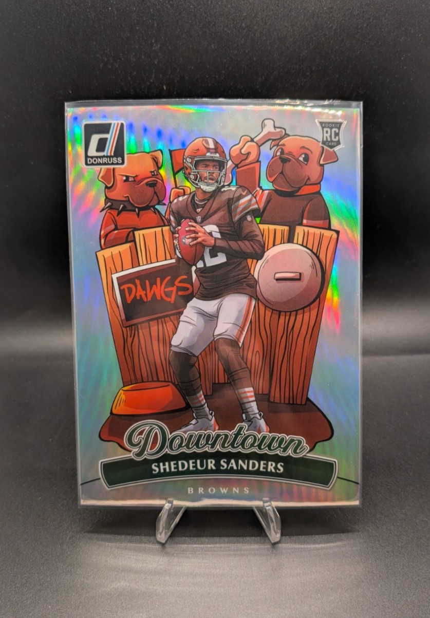 2025 Panini Donruss - Shedeur Sanders Downtown Oversized #17 Jumbo Card (RC)