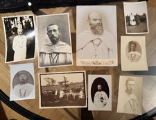 Lot photos missionnaire catholique dont Tanganyika Pères Blancs chapelet ancien