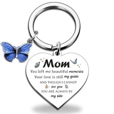 Sympathy Gift Memorial Keychain Gifts for Loss of Mother Father in Memory of