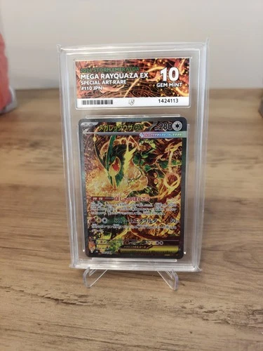 Mega Rayquaza EX 110/076 ACE 10 Storm Emeralda Pokemon Card Game Perfect Subs