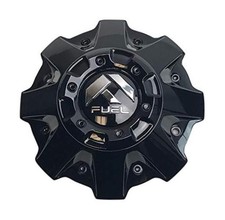 Fuel Offroad Wheels 1001-63GBR Gloss Black Center Cap with Black Rivets