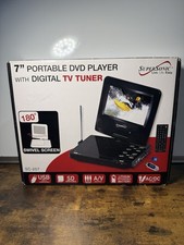 Supersonic SC-257 7" Portable Dvd Player With Digital Tv Tuner And Swivel Screen