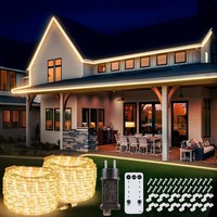 Lichterkette 30M 1200 LED Warmweiß AußEn AnschließBar Mit Fernbedienung 8 Modi