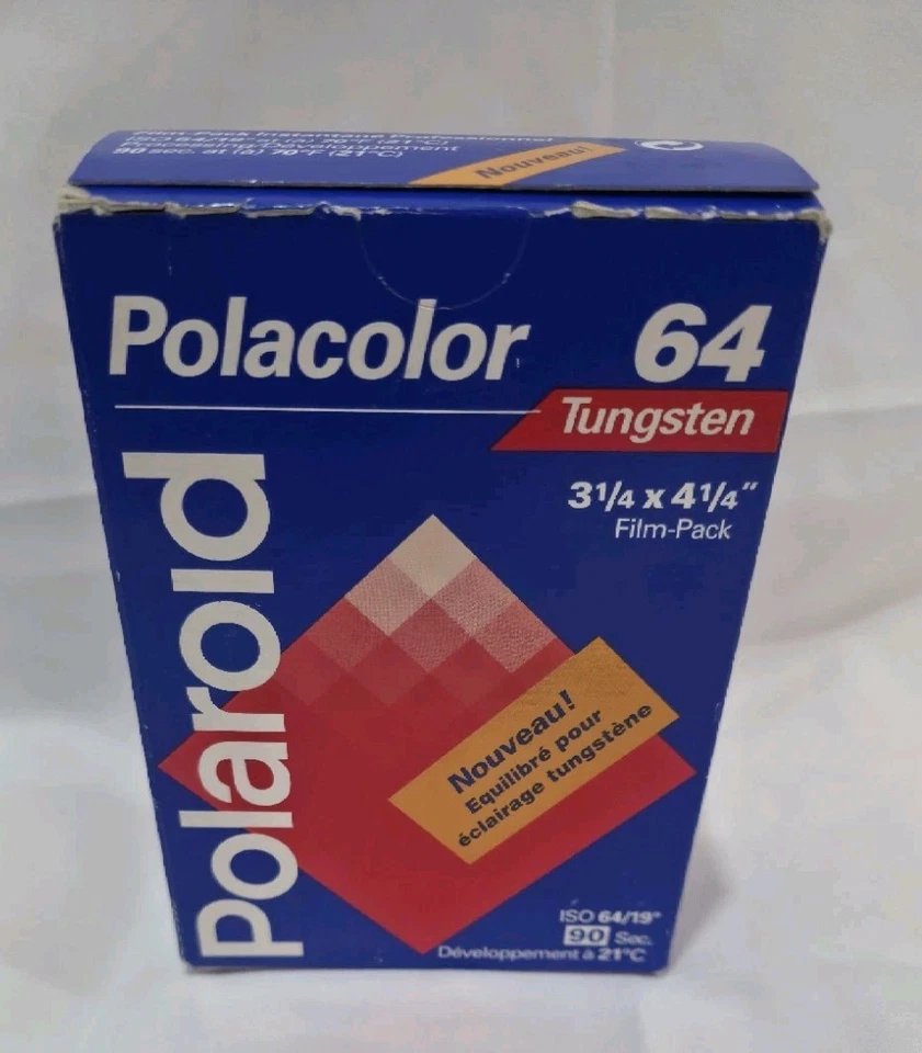 Polaroid Polacolor 64 Tungsten INSTANT COLOR FILM 3.25 x 4.25 Expired Feb 95 - Image 3 of 4