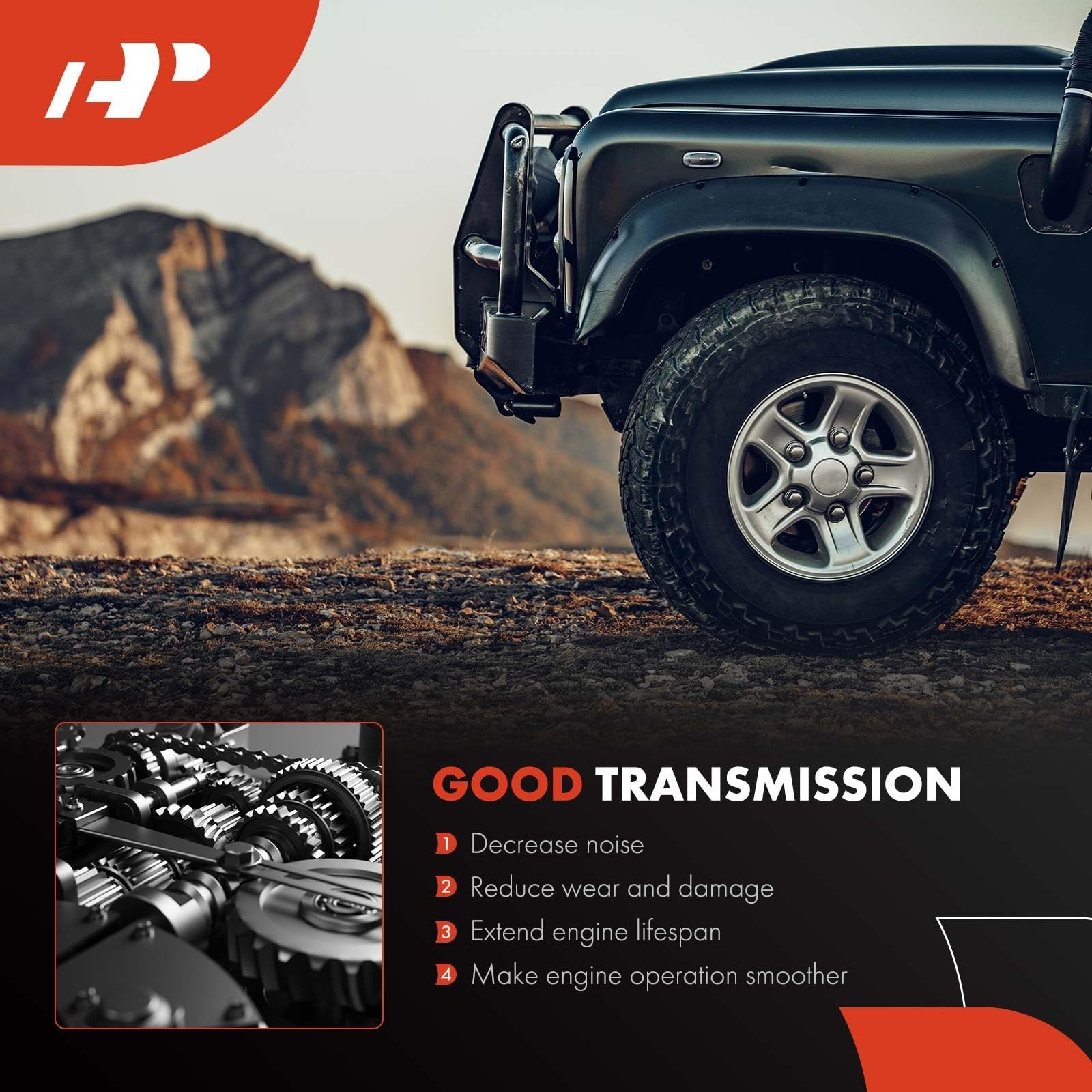 A-Premium Engine Harmonic Balancer Crankshaft Pulley Compatible with Jeep Gra... thumbnail 6