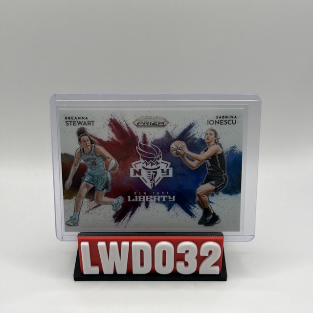 2026 WNBA Prizm Breanna Stewart & Sabrina Ionescu DUEL COLOR BLAST NYC Liberty