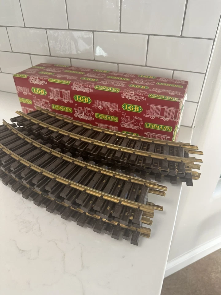 LGB 1500 CURVED 12PCS  BRASS TRACK - Image 3 of 4