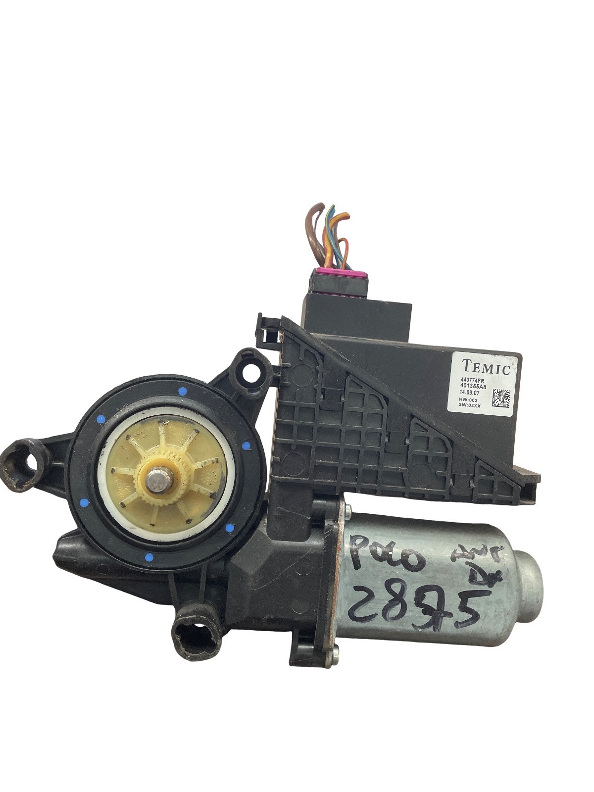 Motorino alzacristallo porta anteriore Destro POLO 2005+ SW0321 MR6 6Y2959801