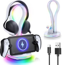 3 in 1 Magnetic Charging Stand for Playstation Portal PS5 for Wireless Headset