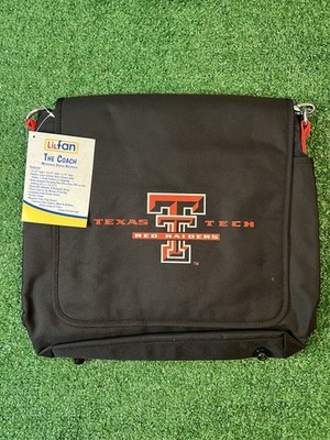 Texas Tech Red Raiders with Pocket Black Logo Diaper Bag Or Laptop Bag NWT