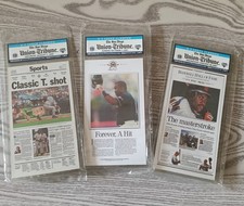 Tony Gwynn  2001 Union Tribune Classic Cover Card Set Of Three (NEW)